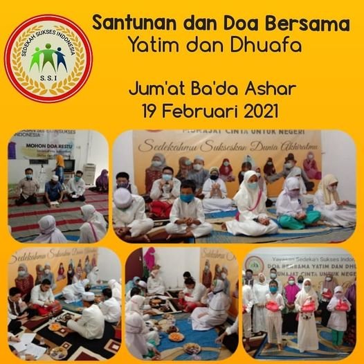 Santunan, Do’a Bersama Yatim Dhuafa 19, Feb 2024
