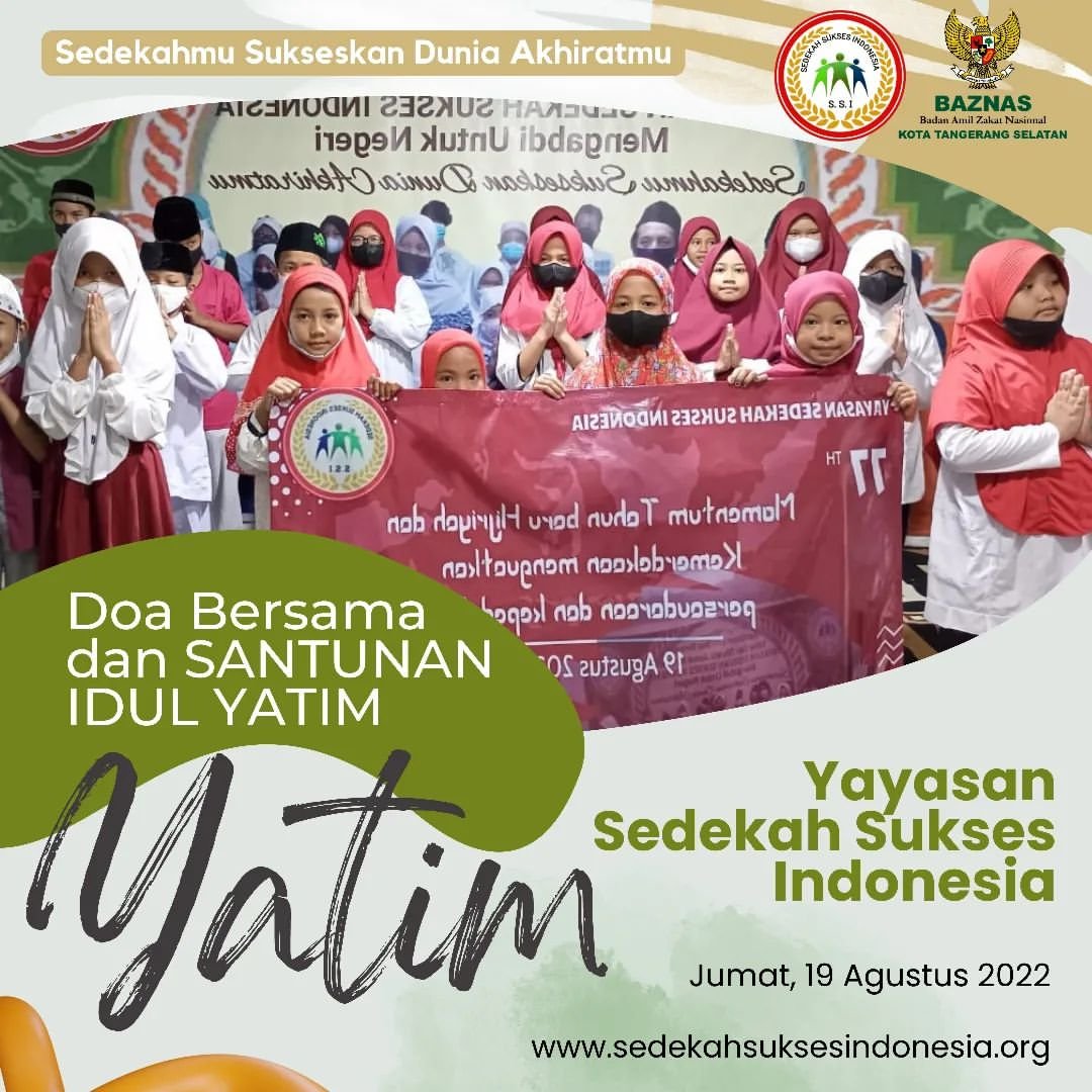 Peringatan HUT RI dan Santunan Lebaran Yatim | Agustus 2022