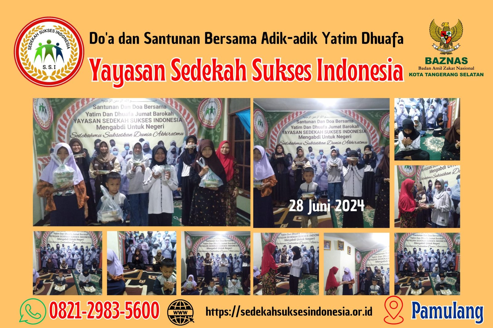 Jum’at berkah bersama SSI Foundation | 28 juni 2024