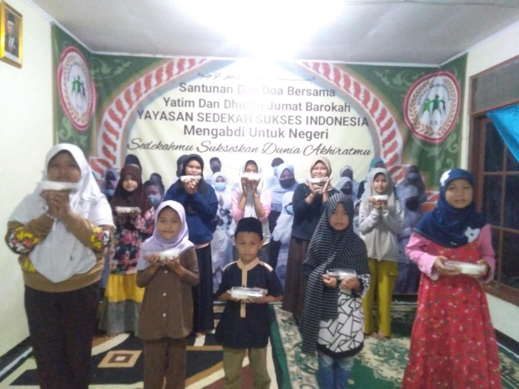 Berbagi Berkah melalui Kegiatan Do’a, Dzikir dan Sholawat bersama Adik-adik Yatim Dhuafa.